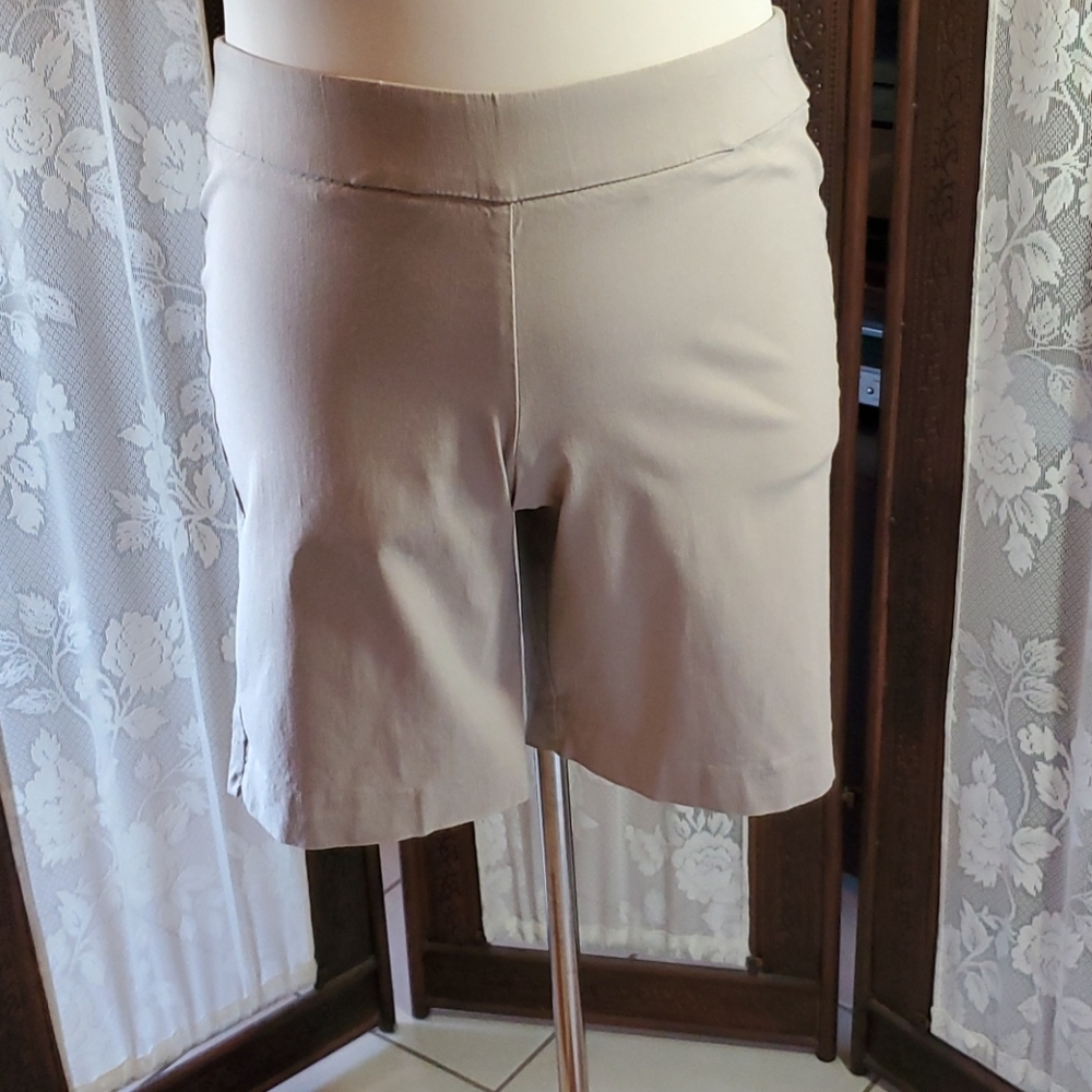 Tan Slim Fitting Walking Short